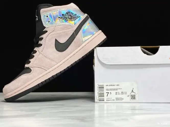 Reps TBK Mid Powder Air (W) 1 Jordan Dirty BQ6472-602 Iridescent 0507